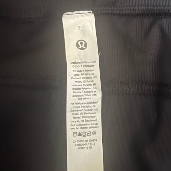 Lululemon Black Jogger Pants - Picture 3 of 3